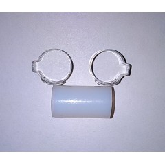 Хомут с прокладкой для стеклянной трубки COB1002