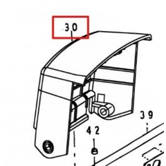 Крышка левая 40911007