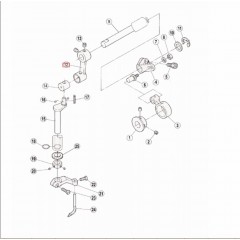 Шатун раскладчика 30105013/254506
