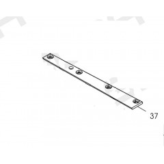 Пластина направляющая раскладчика правая SR-07401837 (original)