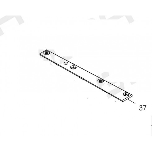 Пластина направляющая раскладчика правая SR-07401837 (original)