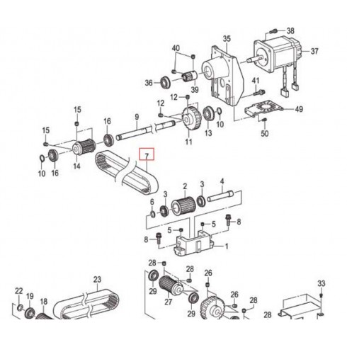 Ремень зубчатый X 41735303 (HTD 1080-5M)
