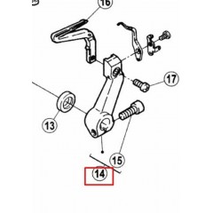Рычаг левого петлителя 20401011