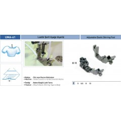 UMA-61кр Лапка для настр. резинки 6 мм