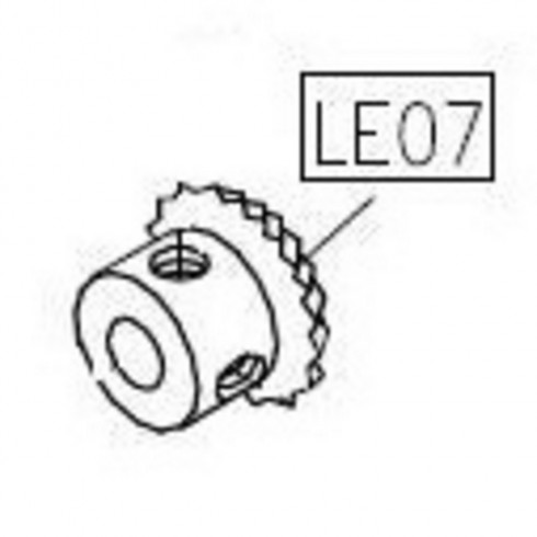 Колесо зубчатое LE07-E (LE06-E) (original)