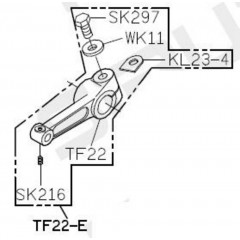 Рычаг правого петлителя TF22-E (original)