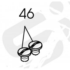 Винт ограничителя петлителя SR-07400846 (original)