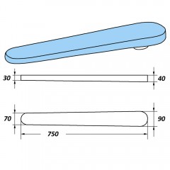 Колодка рукавная Comel AKN-03B 75 см