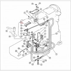 Патрубок маслопровода 30121012