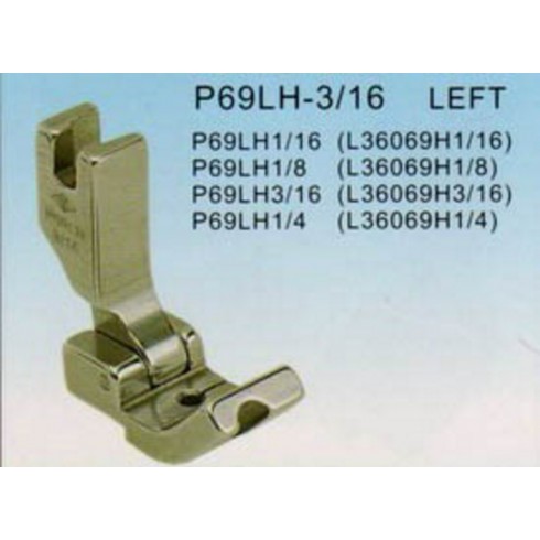 Лапка под кедер P69LH 3/16